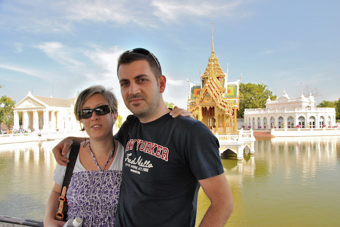 Barbara e Manuel a Bang Pa In, Ayutthaya
