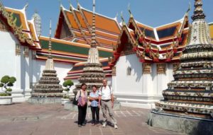 In visita al Grand Palace, Bangkok.