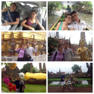 Alcune immagini del Tour a Bangkok, al mercato galleggiante, Ayutthaya e Sukhothai.